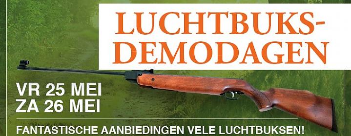 Jachthuis Rivierenland luchtbuks demo dagen website